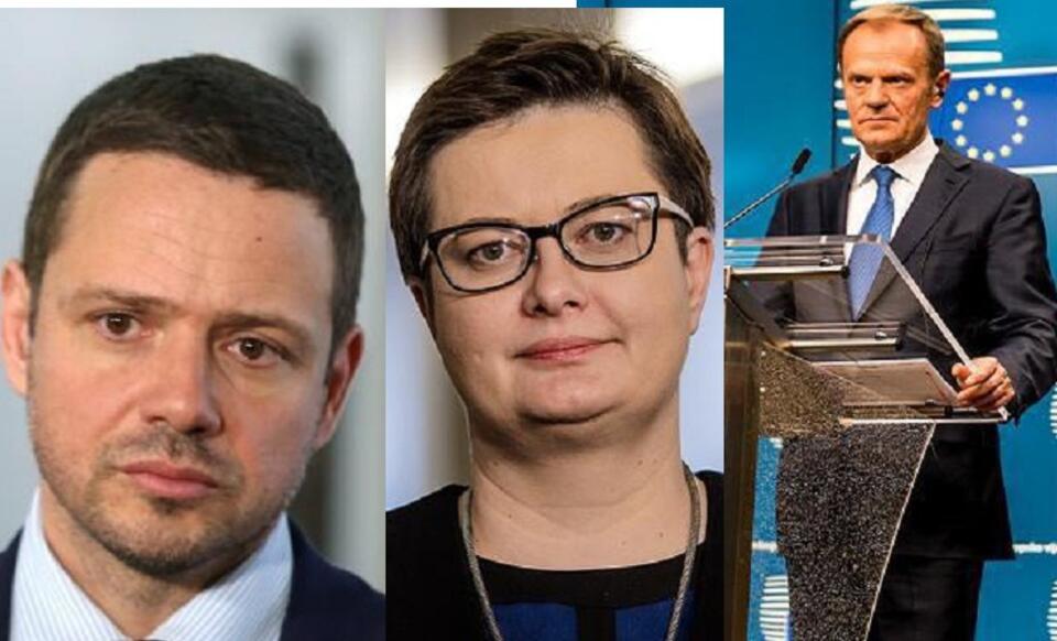 Rafał Trzaskowski, Katarzyna Lubnauer, Donald Tusk / autor: wpolityce.pl
