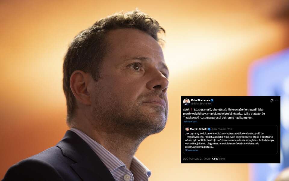 Prezydent Warszawy Rafał Trzaskowski / autor: Fratria
