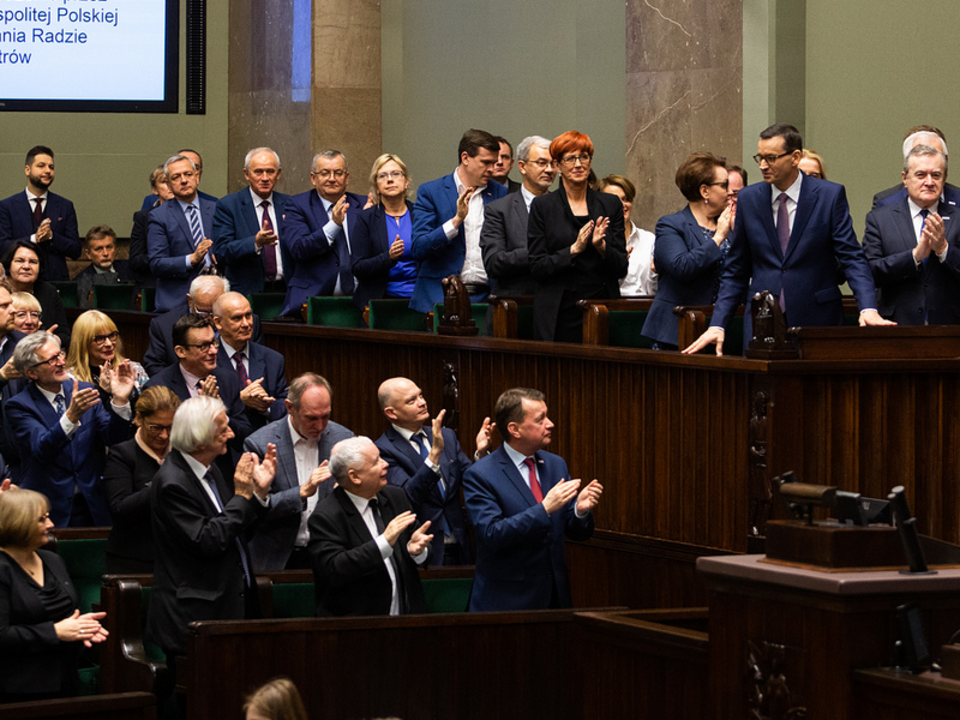 Sejm po wotum zaufania dla PMM. / autor: Flickr: KPRM