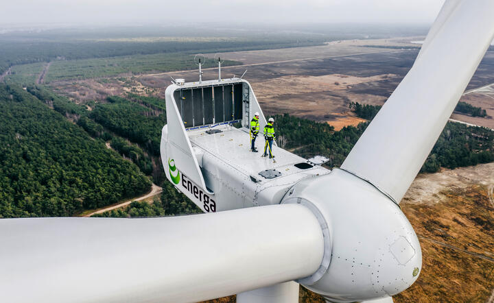 Energa: rozpoczął się rozruch technologiczny farmy wiatrowej Przykona / autor: Energa