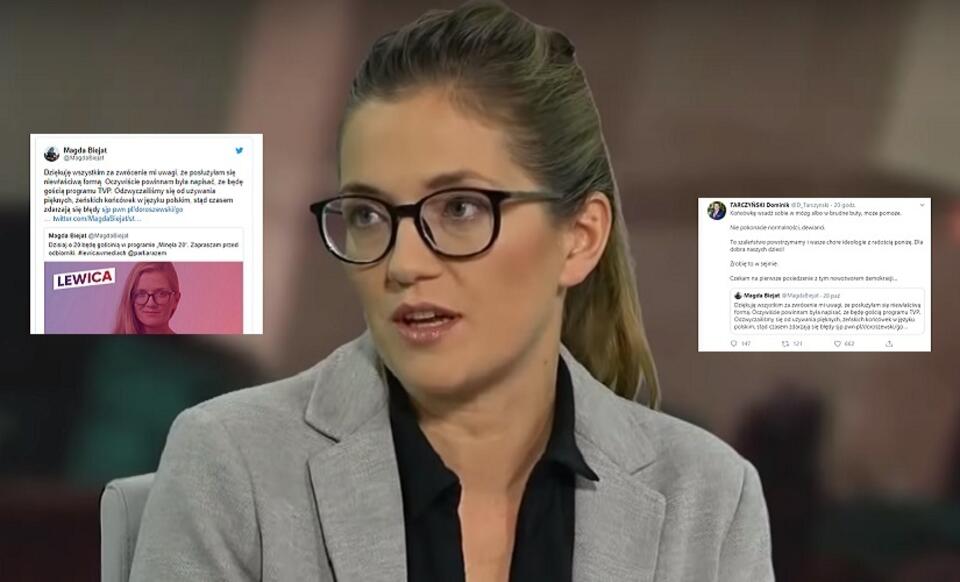 Magdalena Biejat / autor: Telewizja wPolsce.pl/Twittter
