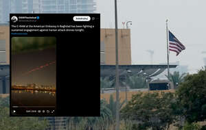 Ambasada USA w Bagdadzie / autor: PAP/EPA/X