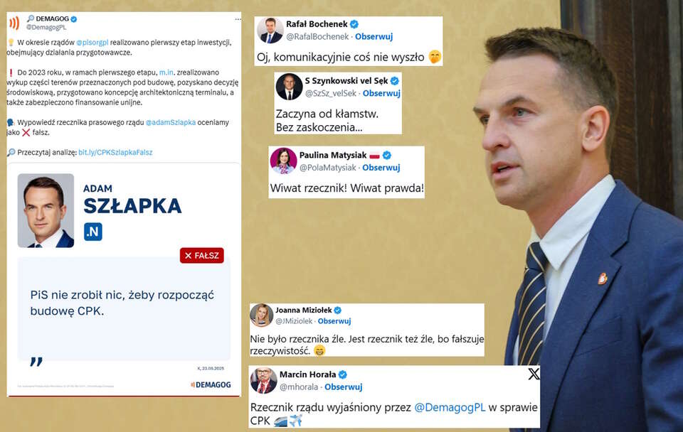 Adam Szłapka / autor: PAP/Rafał Guz/X
