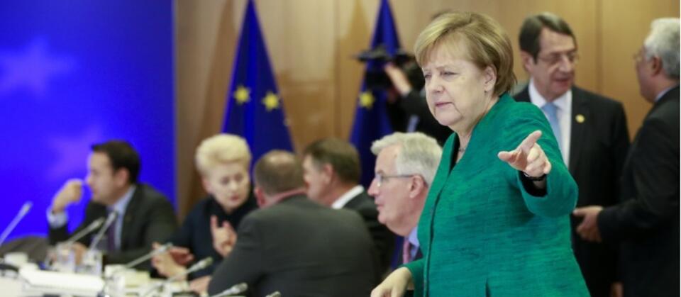 Angela Merkel na szczycie UE w Brukseli / autor: PAP/epa