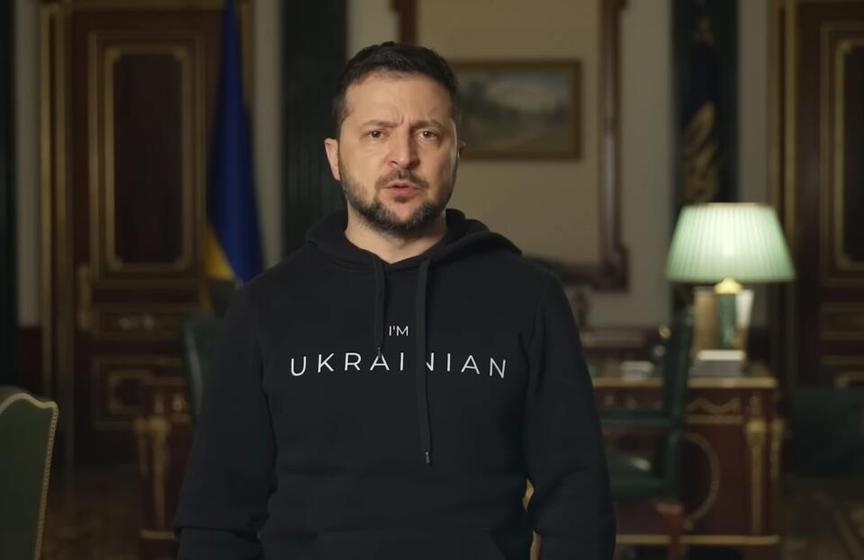 wołodymyr Zełenski  / autor: screenshot Youtube  Офіс Президента України