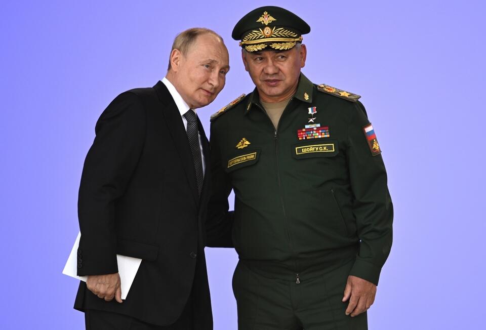 Władimir Putin i Siergiej Szojgu. / autor: PAP/EPA
