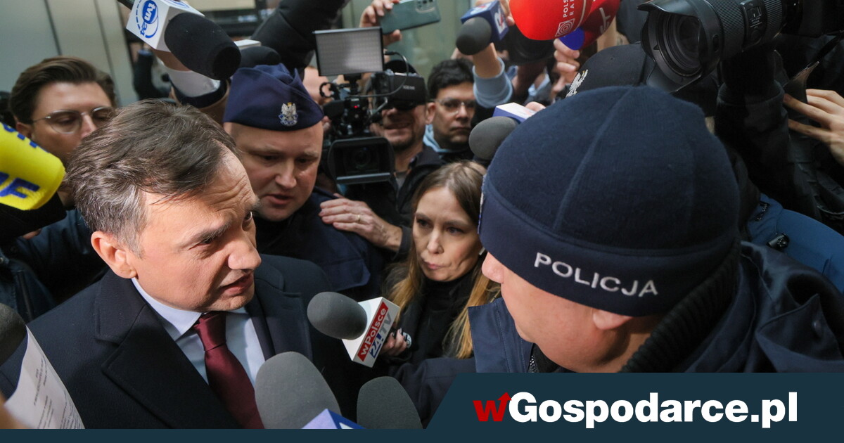 Policja zatrzymała posła Zbigniewa Ziobrę