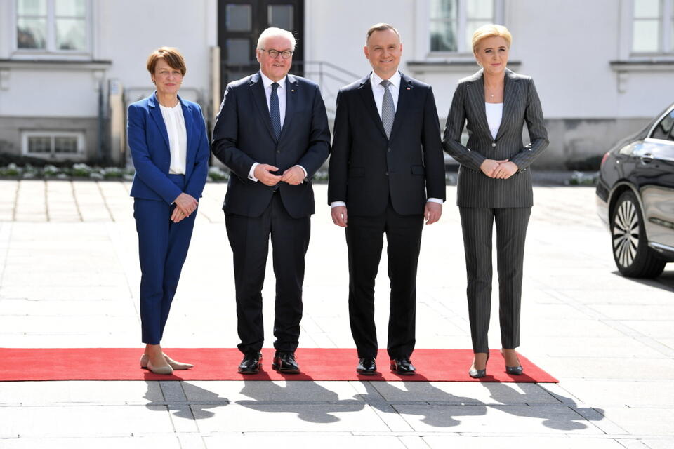 Wizyta niemieckiej pary prezydenckiej w Polsce / autor: PAP/Radek Pietruszka