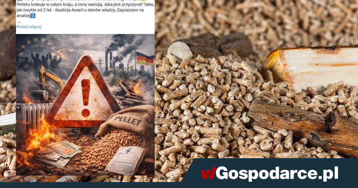 Pellet jest, ale tylko z importu z... Niemiec. Przypadek?