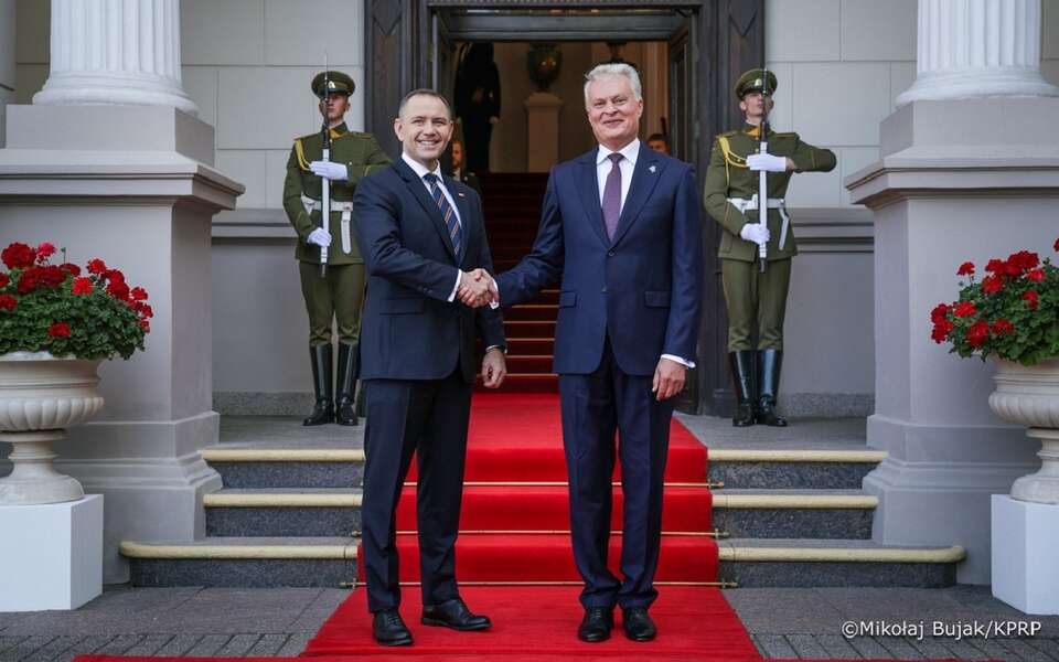Prezydenci Nawrocki i Nauseda / autor: Mikołaj Bujak/KPRP
