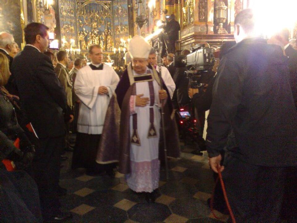 Zdjęcie wykonane w czasie pogrzebu Pary Prezydenckiej na Wawelu, kwiecień 2010 roku. Fot. wPolityce.pl