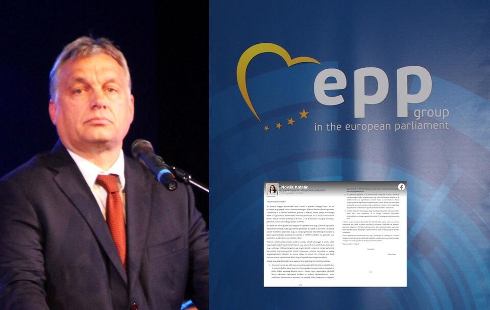 Premier Węgier i lider Fideszu Viktor Orban; Logo EPL / autor: Fratria/Facebook