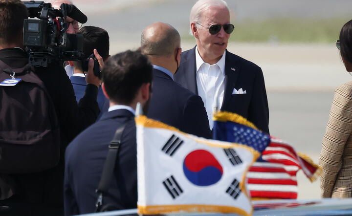 Joe Biden podczas wizyty w Korei Płd. / autor: PAP/EPA