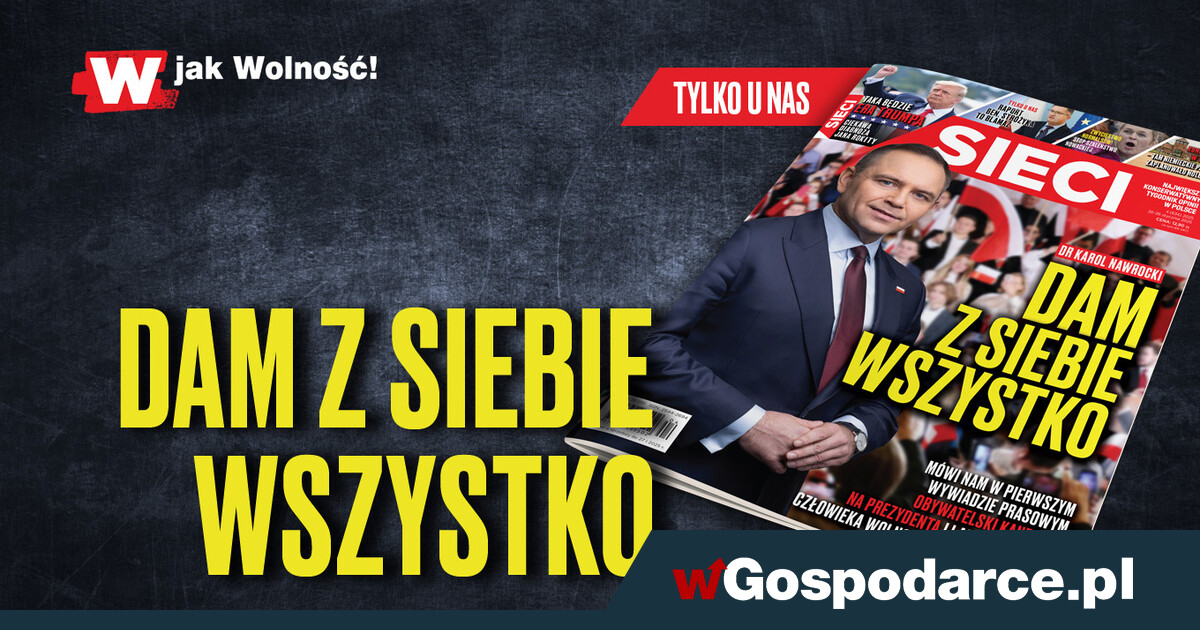 Karol Nawrocki Człowiekiem Wolności tygodnika „Sieci” 2024