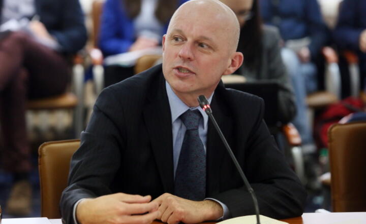 Minister finansów Paweł Szałamacha na posiedzeniu RDS, fot. PAP/Tomasz Gzell