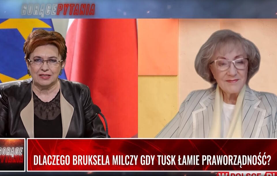 Aleksandra Jakubowska i prof. Genowefa Grabowska / autor: screenshoot: wPolsce.pl