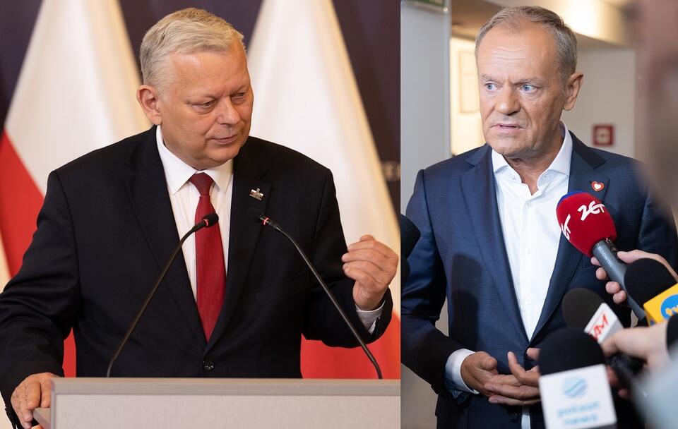 Marek Suski vs. Donald Tusk / autor: Fratria