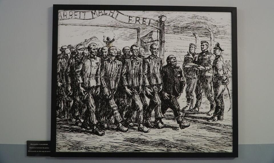 Polish prisoners in Auschwitz / autor: wPolityce.pl