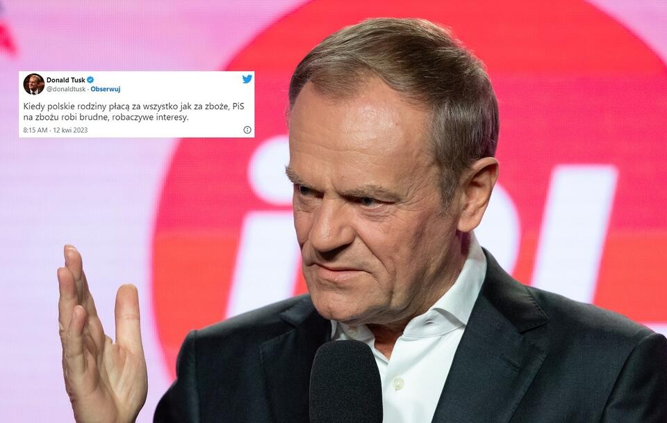 Donald Tusk / autor: Fratria/Twitter