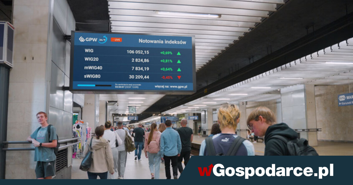 Giełda wyszła na ulice