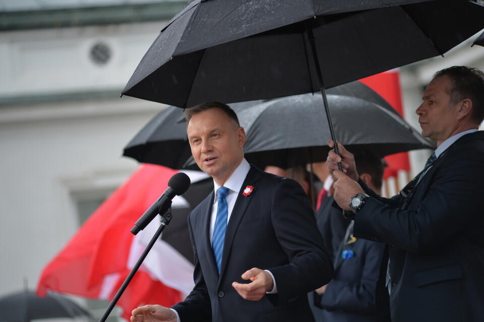 Prezydent Andrzej Duda  / autor: PAP/Marcin Obara