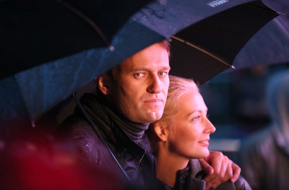 Aleksiej Nawalny, Julia Nawalna / autor: PAP/EPA