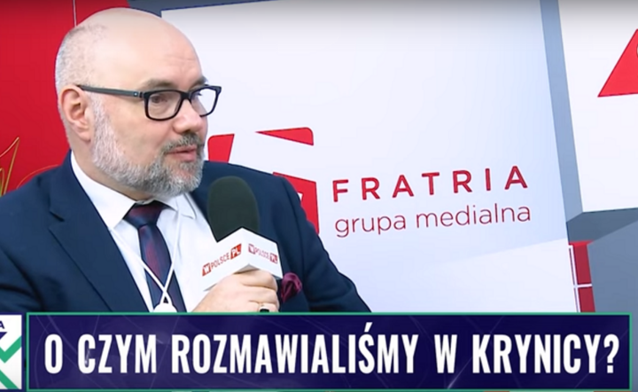Podczas Krynica Forum 2023, Maciej Wośko rozmawiał z Piotrem Krasnowolskim, rzecznikiem Krynica Forum / autor: wPolsce.pl