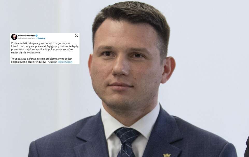 Skandal! Brytyjczycy zatrzymali Mentzena. Dalej było gorzej
