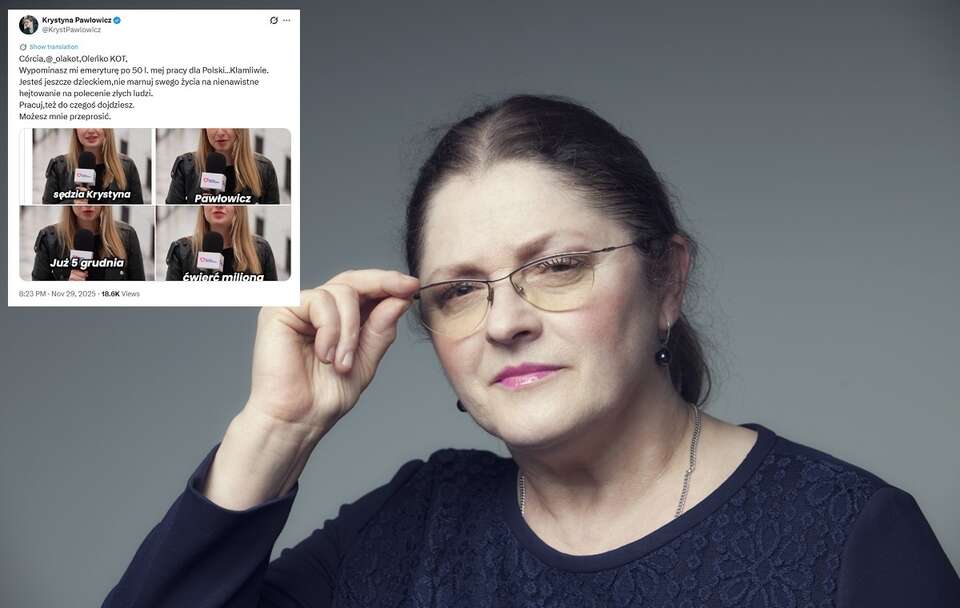 Sędzia TK Krystyna Pawłowicz / autor: Fratria