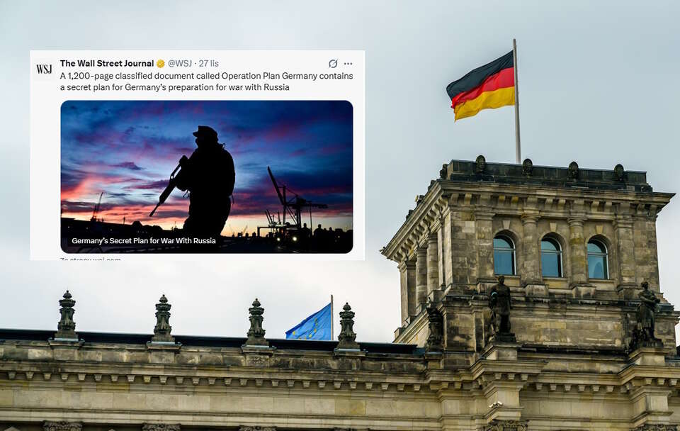 wyciekły niemieckie plany wojny z Rosją, opublikował je "The Wall Street Journal" / autor: Fratria/X