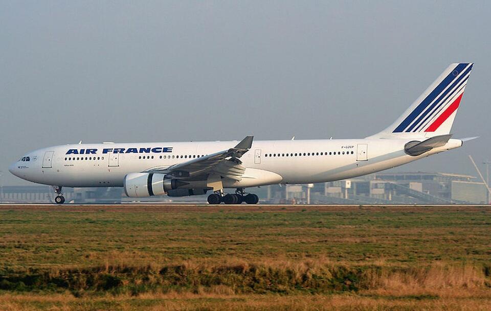 Samolot linii lotniczych Air France / autor: commons.wikimedia.org/Pawel Kierzkowski/CC BY-SA 3.0