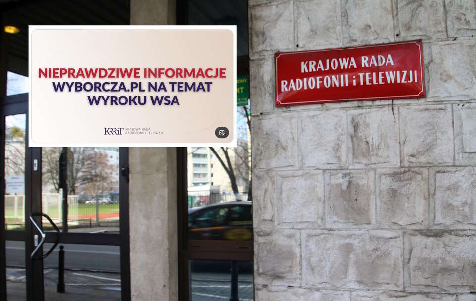 KRRiT prostuje informacje wyborcza.pl nt. wyroku WSA o wypłatach abonamentu spółkom mediów publicznych.  / autor: Fratria/X