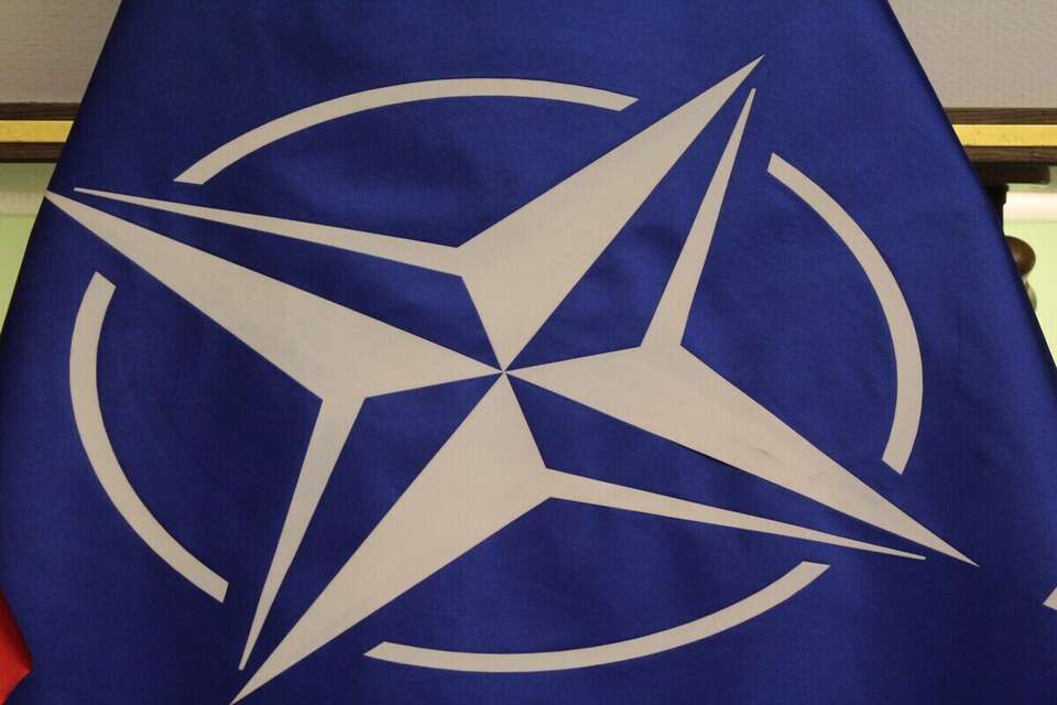 Na zdjęciu flaga NATO / autor: Fratria