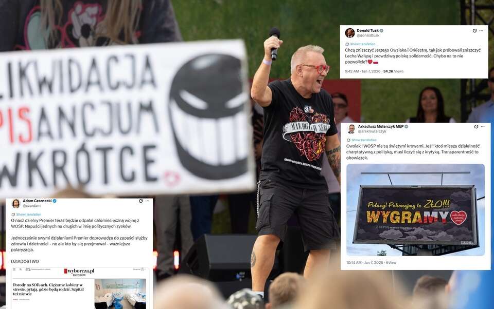 Jerzy Owsiak na "Marszu Miliona Serc", październik 2023 / autor: Fratria