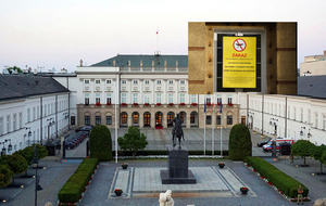 Zakaz lotów dronów m.in. w rejonie pałacu prezydenckiego  / autor: Fratria