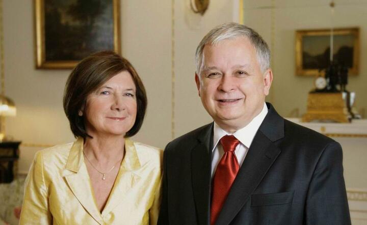 Prezydent RP Lech Kaczyński z żoną Marią / autor: fot. Wikimedia Commons