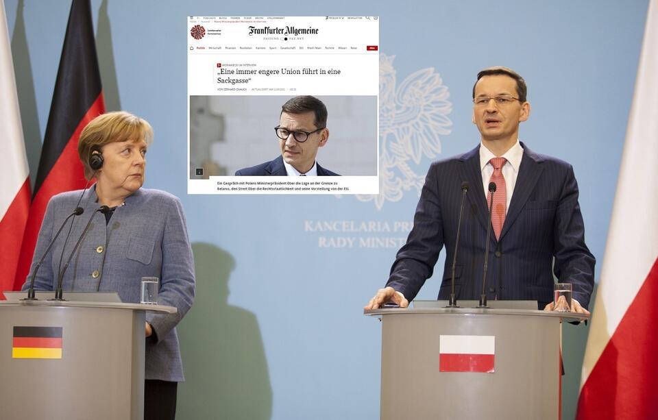 Mateusz Morawiecki, Angela Merkel  / autor: fratria