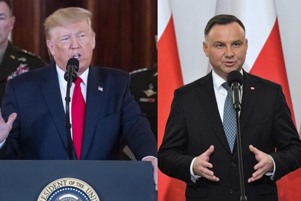 Andrzej Duda/Donald Trump  / autor: PAP/Radek Pietruszka/PAP/EPA