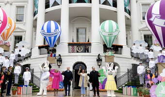 Wielkanocne toczenie jajek w Białym Domu [zdjęcia]