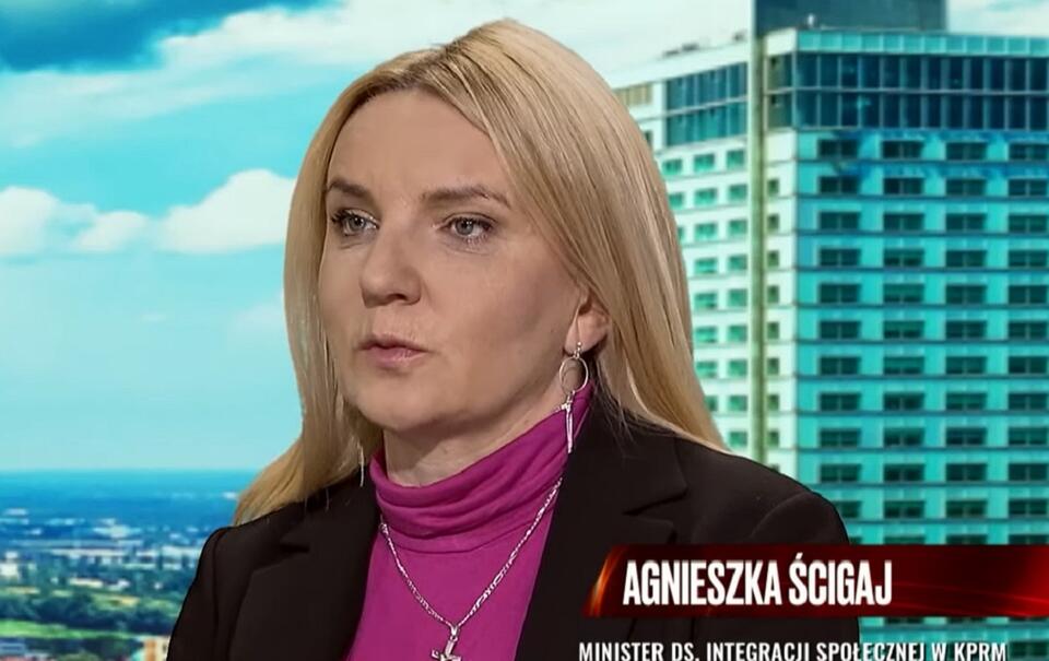 Minister Agnieszka Ścigaj / autor: Youtube/wPolsce.pl
