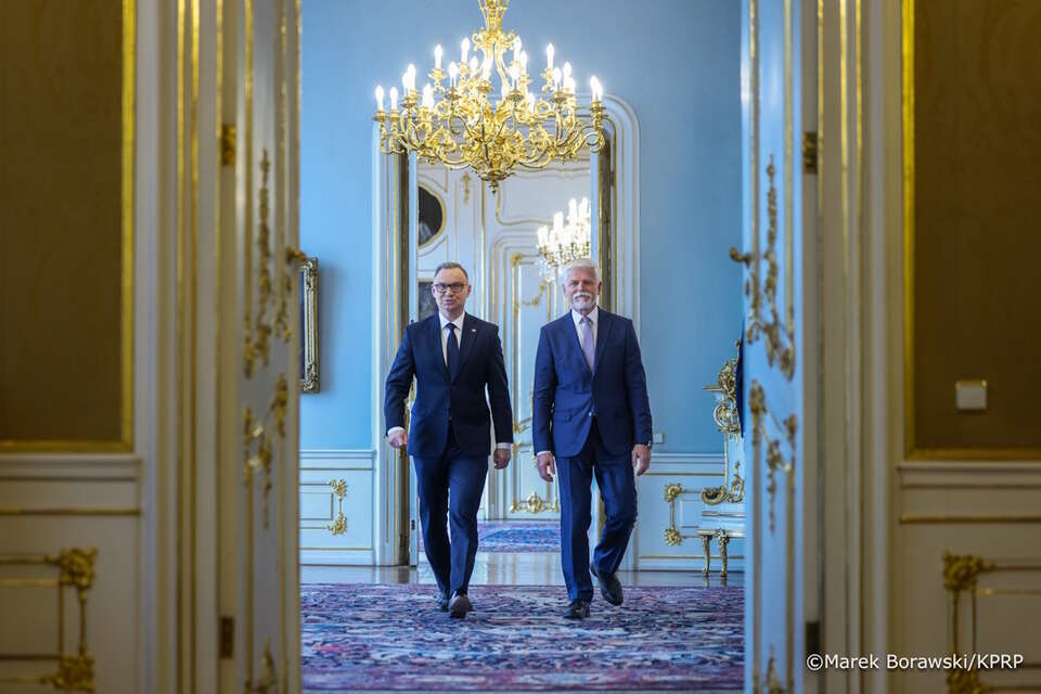 Prezydenci Andrzej Duda i Peter Pavel / autor: KPRP/Przemysław Keler
