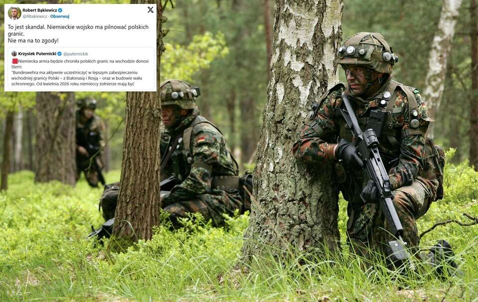 Niemcy będą pilnować polskiej granicy?!Bąkiewicz: To skandal