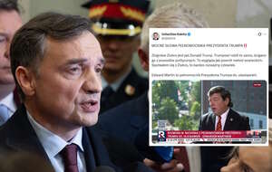 Pełnomocnik prezydenta Trumpa Edward Martin wstrząśnięty ściganiem Ziobro. "To wygląda jak sowiecki komunizm" / autor: Fratria/X