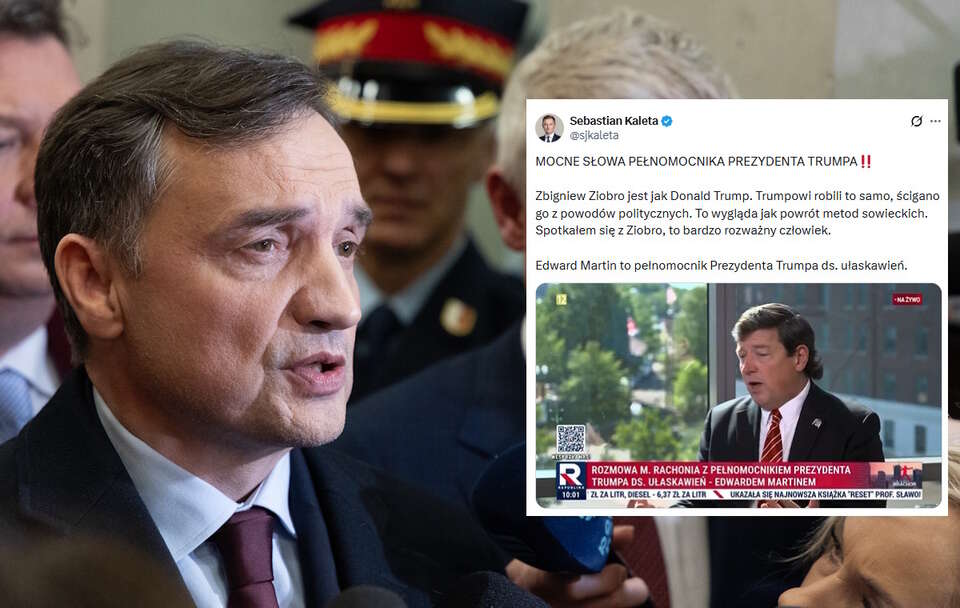 Pełnomocnik Trumpa o ściganiu Ziobry: To jak sowiecki komunizm