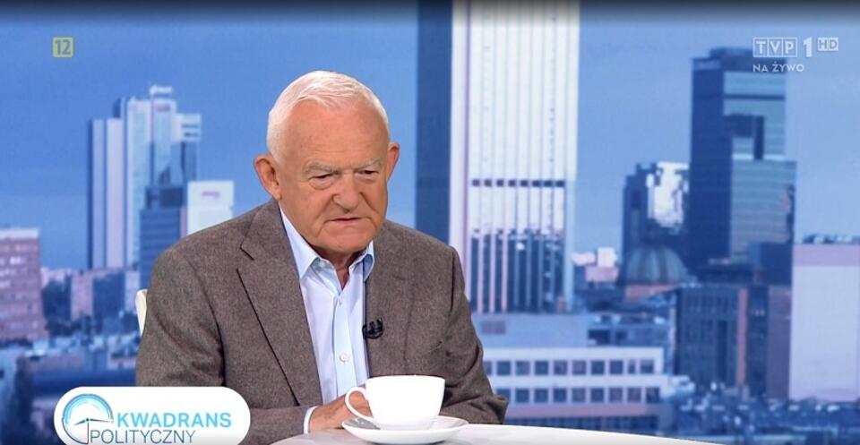 Leszek Miller / autor: screen TVP 1