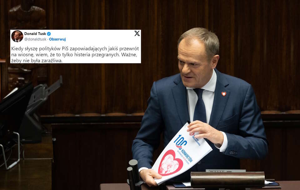 Donald Tusk / autor: Fratria/X