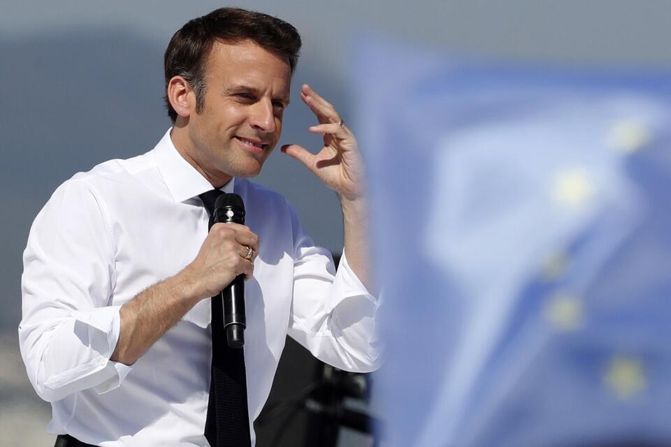 Emmanuel Macron  / autor: PAP/EPA