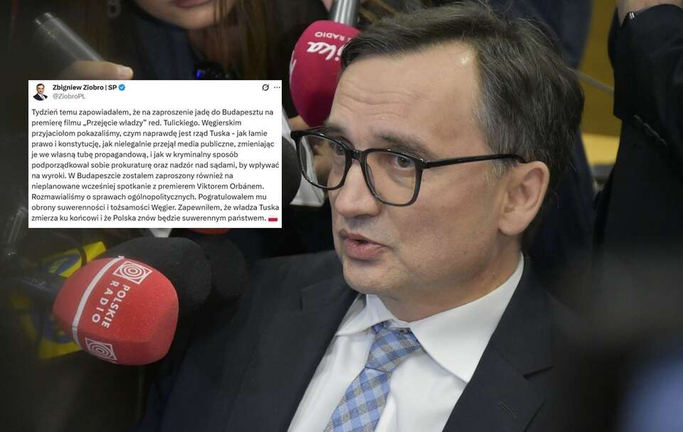 Ziobro zdradził, o czym rozmawiał w Budapeszcie z Orbanem