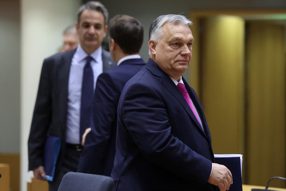 premier Węgier Wiktor Orban / autor: PAP/EPA/OLIVIER HOSLET