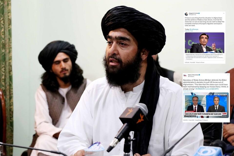 Rzecznik talibów, Ahmadullah Muttaqi / autor: PAP/EPA